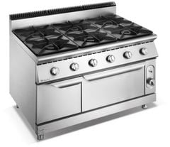 Bếp Âu 6 họng dùng ga kèm lò (900 Series Gas Chinese Style 6-Burner Gas Range With Oven) FEGR1209GO