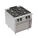 Bếp Âu 4 họng dùng ga kèm lò (900 Luxe Series Gas Cooking Range with Oven) FLGR9080GO