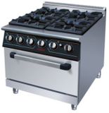 Bếp Âu 4 họng dùng gas kèm lò nướng điện (gas tự nhiên) - Gas range 4 - burner with electric oven  SPTT26-V7-TQ-4