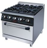 Bếp Âu 4 họng kèm lò nướng ga (khí đốt tự nhiên)  - Gas range 4 - burner with gas oven SPTT26+KXT5.8-V7-RQ-4