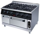Bếp Âu 6 họng kèm lò dùng điện (khí đốt hóa lỏng) SPTY28+KXY5.8-V9S-RQ-6
