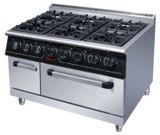 Bếp Âu 6 họng kèm lò dùng gas (khí đốt hóa lỏng) Gas range 6 - burner with gas oven SPTY30-V7-TQ-6