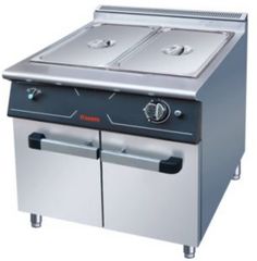 Bểp bain marie dùng ga kèm tủ (gas tự nhiên) - Gas bain marie with cabinet SRBT5.2-V7-RB