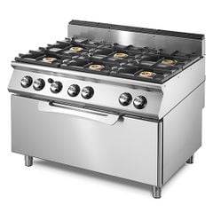Bếp âu 6 họng kèm lò