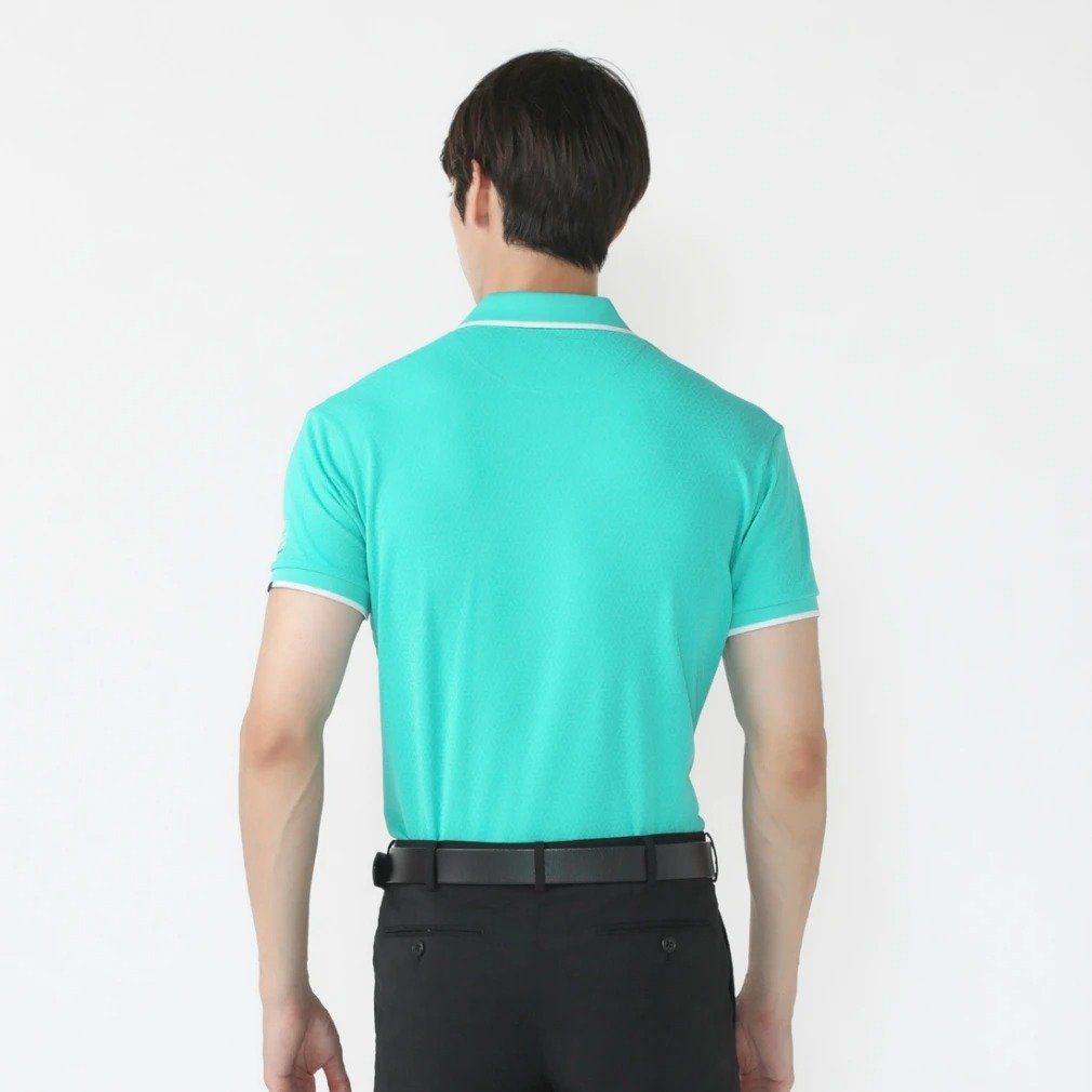  Áo Polo le coq golf nam QGMXJA04V-GR00 