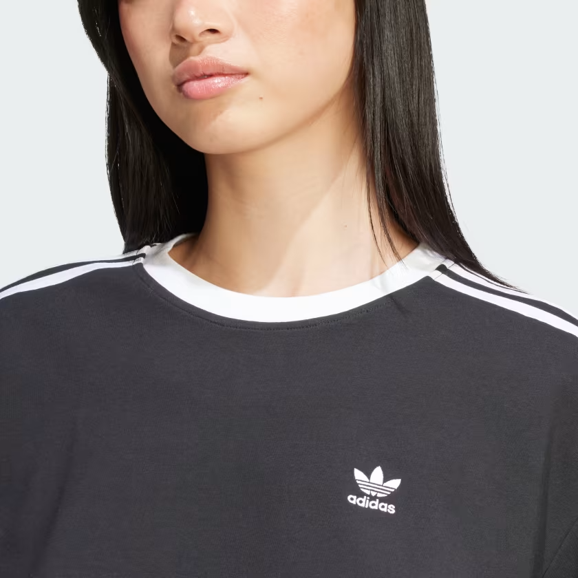  Áo T-shirt adidas Adicolor Crop 3 sọc Nữ - JC8149 