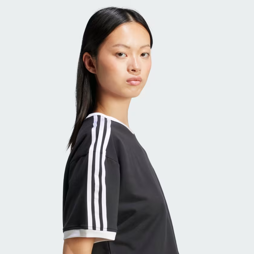  Áo T-shirt adidas Adicolor Crop 3 sọc Nữ - JC8149 
