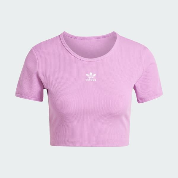  Áo T-shirt adidas Essentials Ribbed nữ - IW5723 