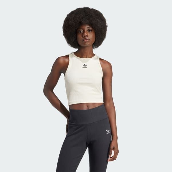  Áo Tank Top adidas Essentials Ribbed nữ - IY9647 
