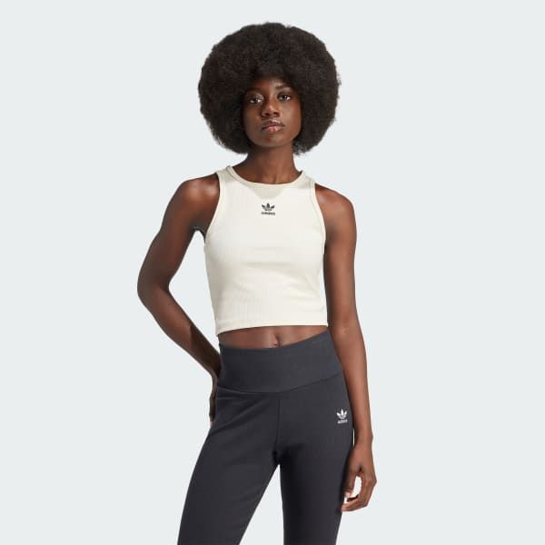  Áo Tank Top adidas Essentials Ribbed nữ - IY9647 