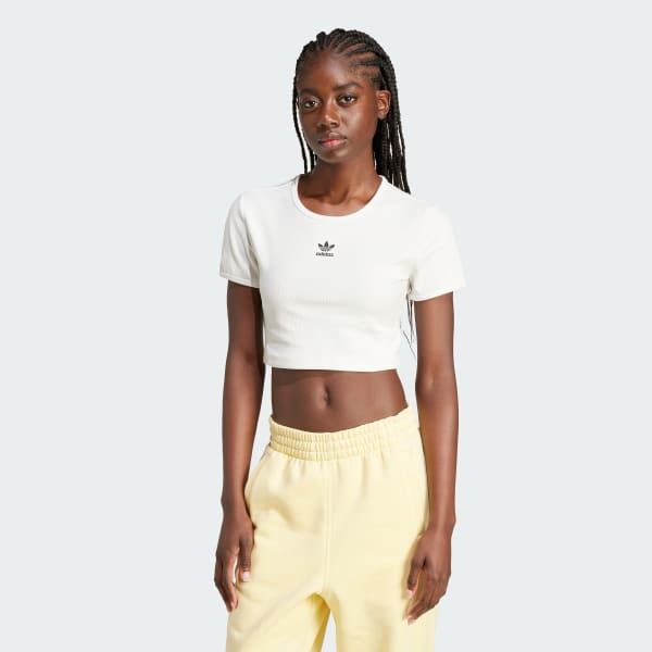  Áo crop top adidas Essentials Nữ - IY9666 