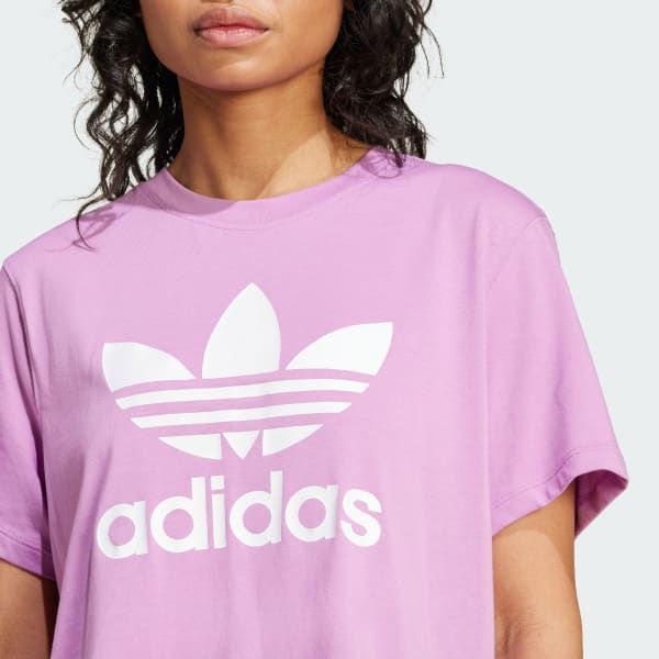  Áo T-shirt Boxy adidas Ba Lá Adicolor Nữ - IY4684 