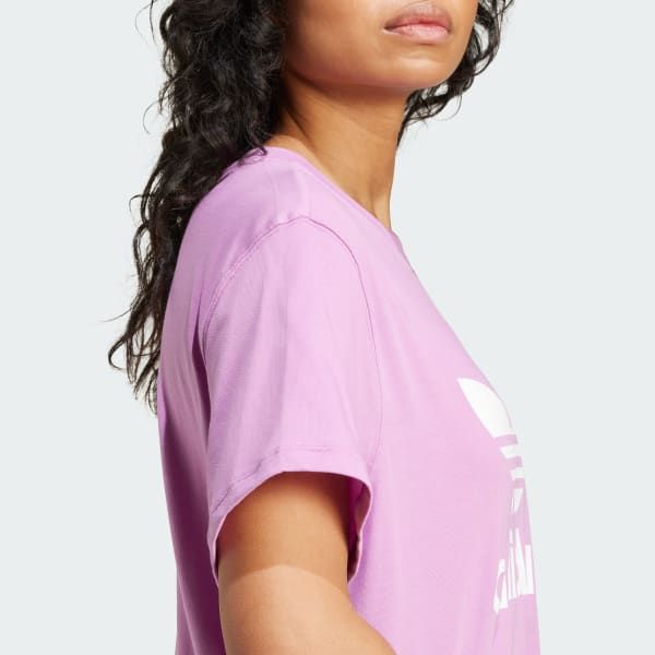  Áo T-shirt Boxy adidas Ba Lá Adicolor Nữ - IY4684 