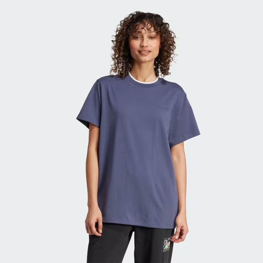  Áo T-shirt adidas Sport dáng suông Nữ - JD1807 
