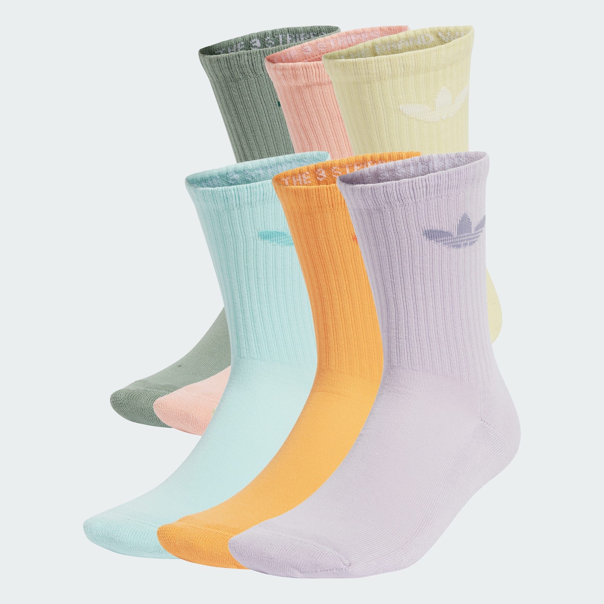  Tất cổ trung adidas Ba lá có đệm Unisex - JI9505 