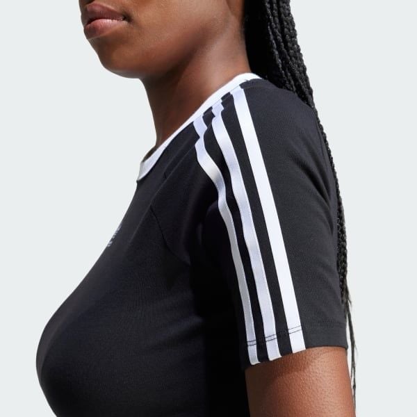  Áo Baby Tee adidas 3 sọc Nữ - IU2532 