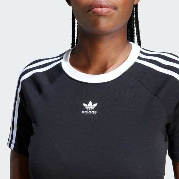 Áo Baby Tee adidas 3 sọc Nữ - IU2532 