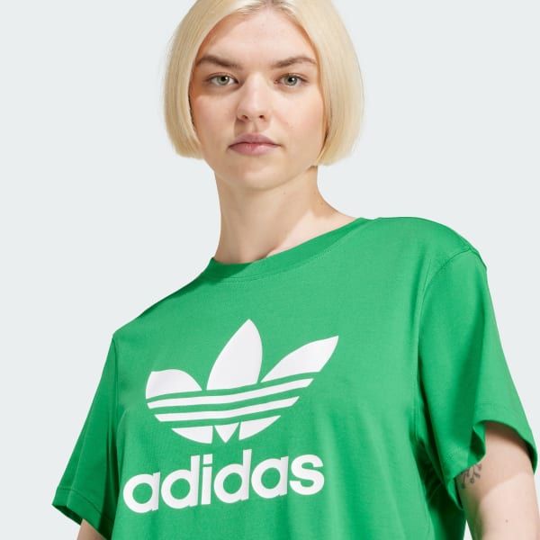  Áo T-shirt adidas Adicolor Trefoil Boxy nữ - IY4691 