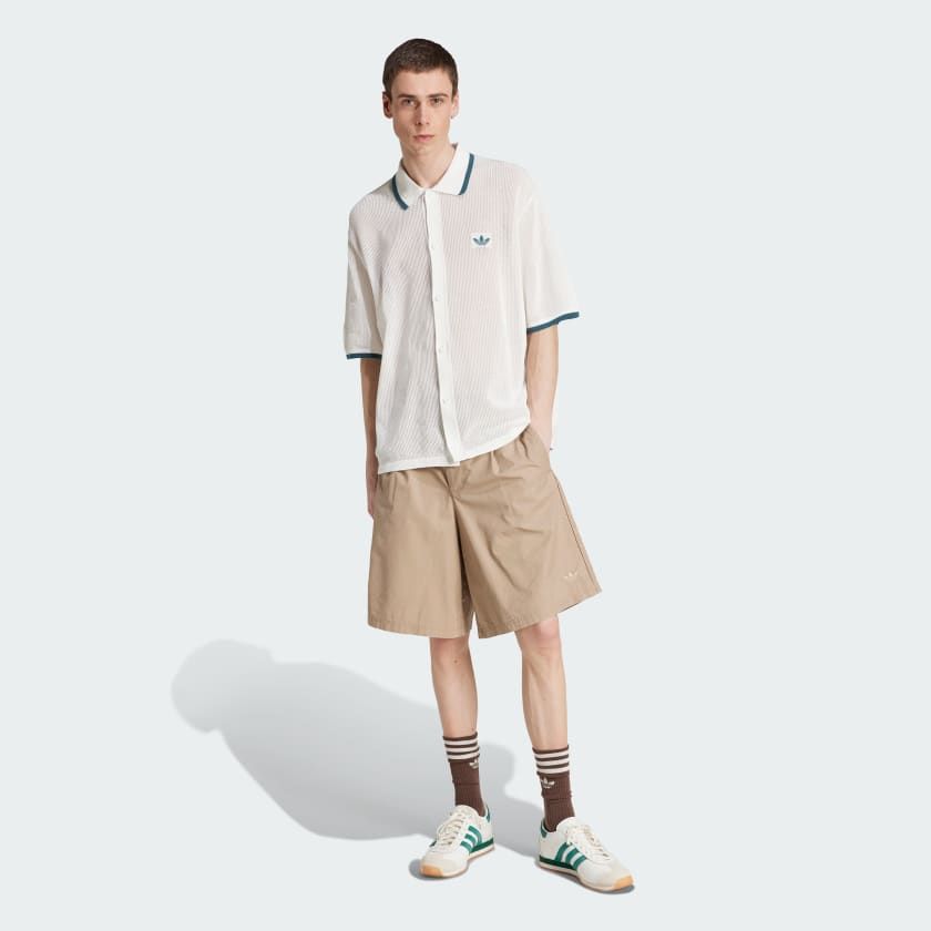 Áo sơ mi adidas Button Down Knitted Nam - KC3526 