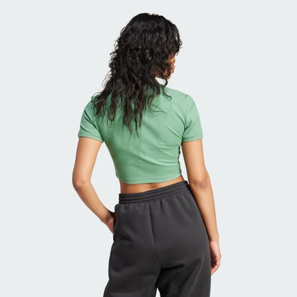  Áo crop top adidas Essentials Nữ - IY9665 