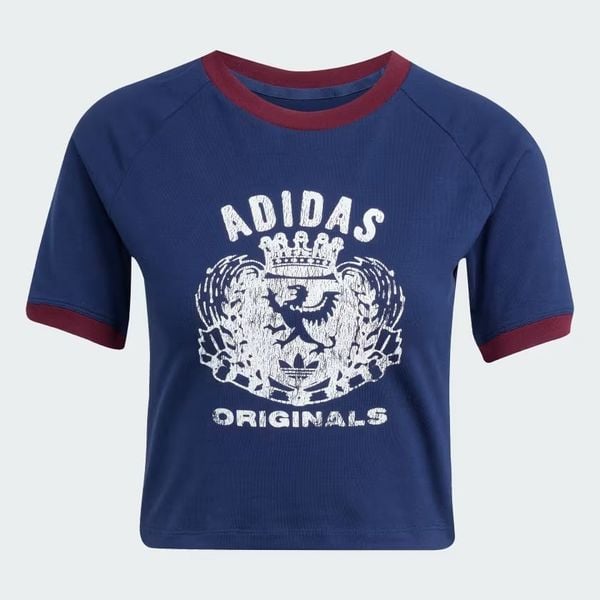  Áo Baby Tee adidas Graphic Crest Nữ - JW6033 