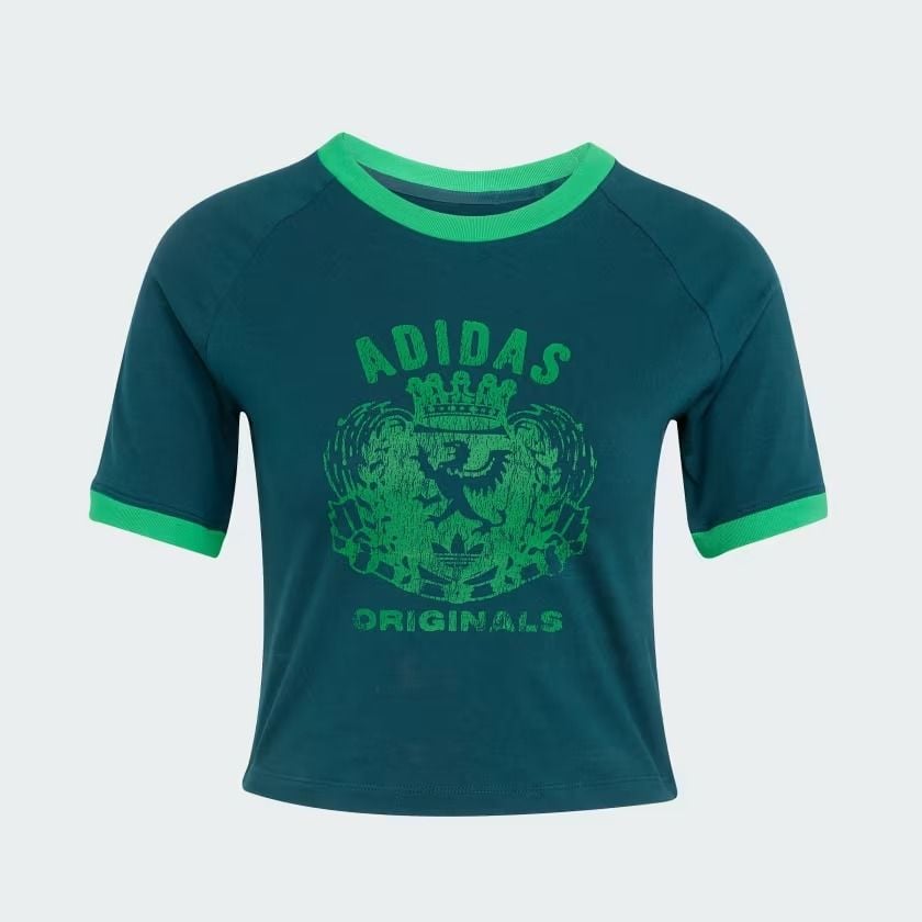  Áo Baby Tee adidas Graphic Crest Nữ - JY2834 