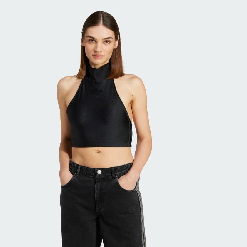  Áo crop top adidas Halterneck Nữ - JJ3182 