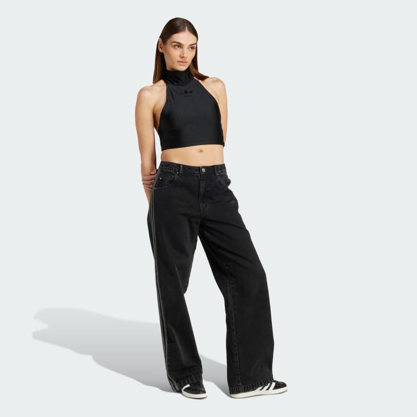  Áo crop top adidas Halterneck Nữ - JJ3182 