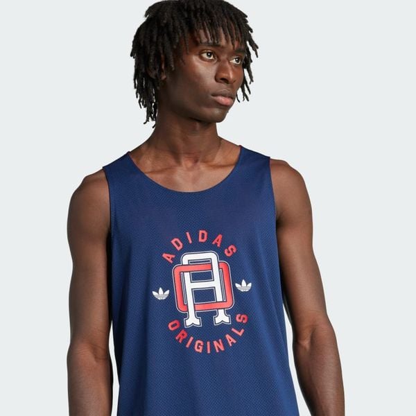  Áo Tank Top adidas Q2 Varsity Mesh Nam - JD0690 