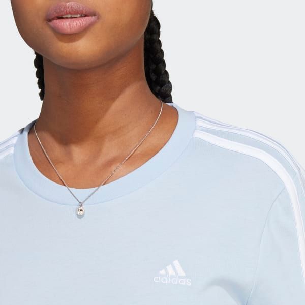  Áo T-shirt adidas Nữ 3 SỌC ÔM SÁT ESSENTIALS ID0008 