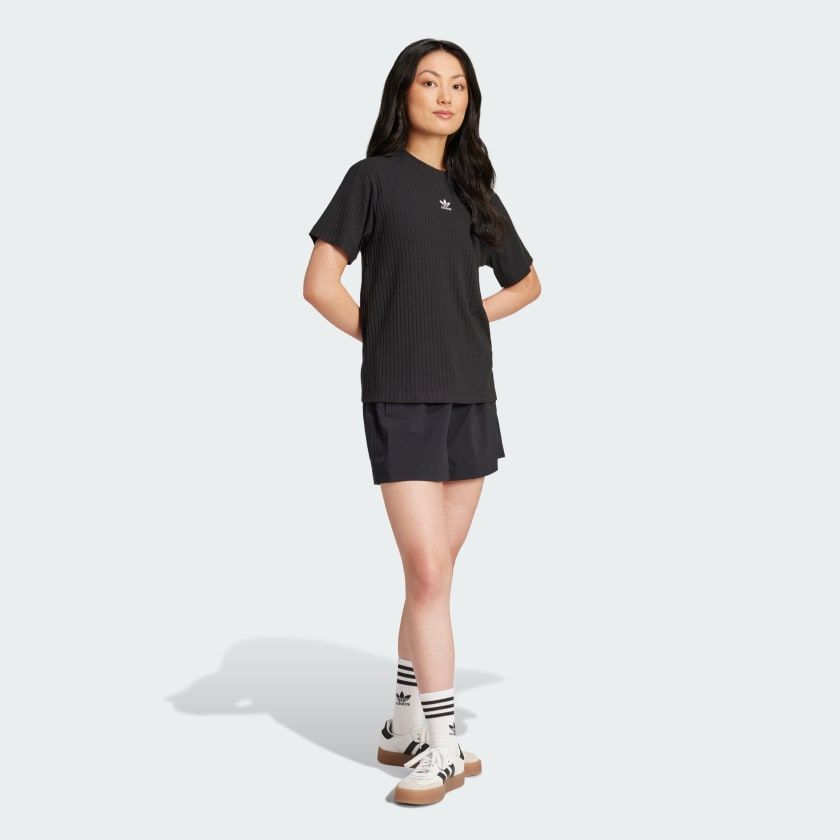  Áo T-shirt adidas Essentials Wide Rib Nữ - JD1495 