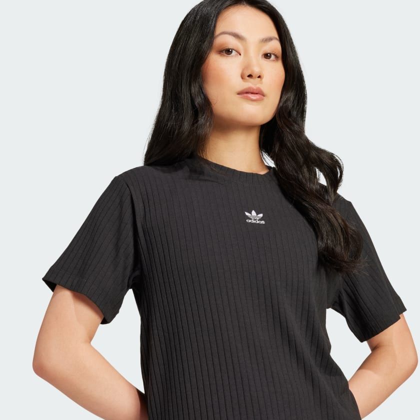  Áo T-shirt adidas Essentials Wide Rib Nữ - JD1495 