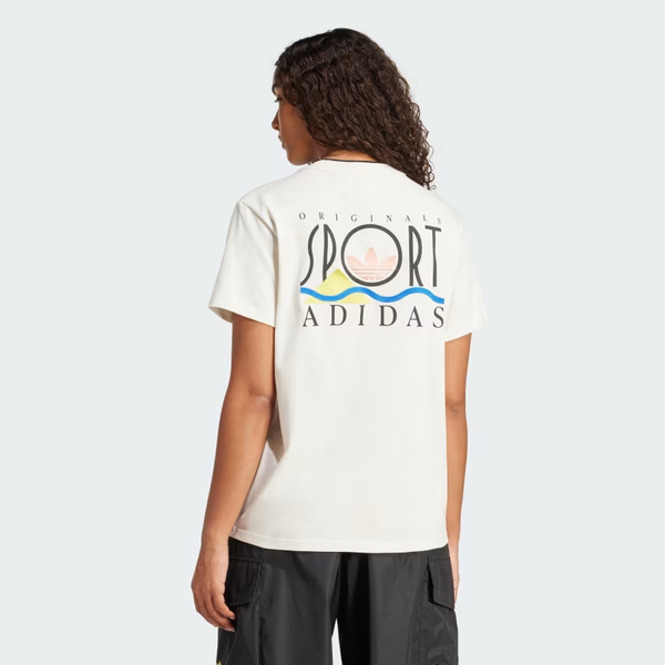  Áo T-shirt adidas Graphic Sport dáng suông Nữ - JC7768 