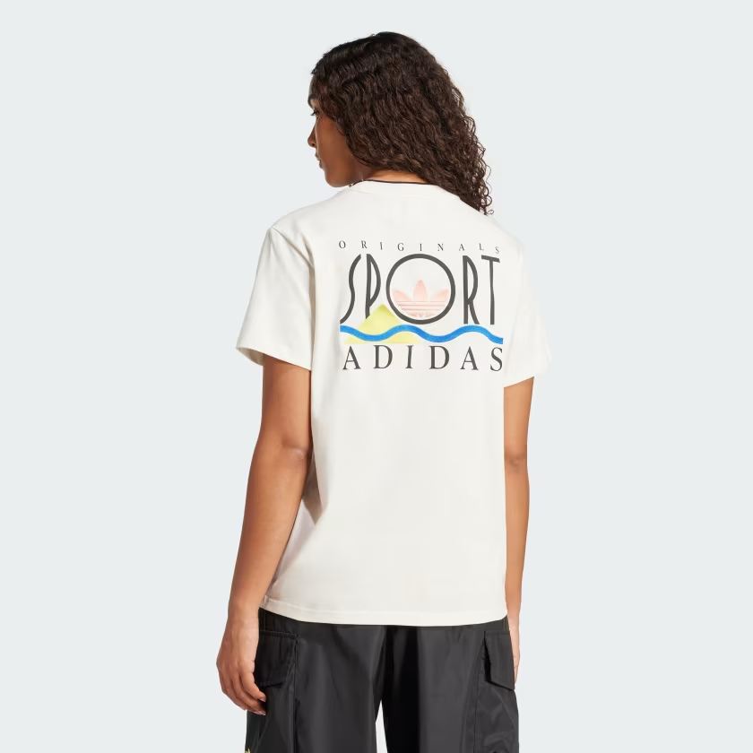  Áo T-shirt adidas Graphic Sport dáng suông Nữ - JC7768 