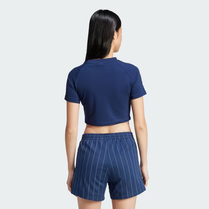  Áo Baby Tee adidas Originals x Liberty London 3 sọc Nữ - JC7788 
