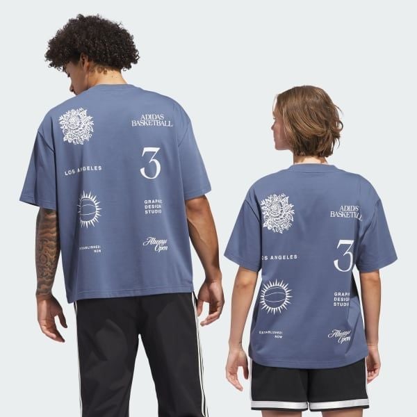  Áo T-shirt adidas Graphic LA to the World Unisex - JI6957 
