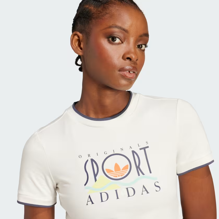  Áo Baby Tee adidas Graphic Sport Nữ - JC7763 