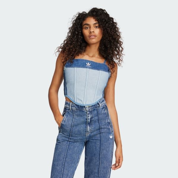  Áo corset adidas Denim Ksenia Nữ - IW5671 