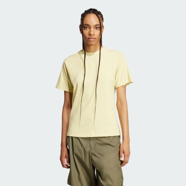  Áo T-shirt adidas Essentials Wide Rib Nữ - JD0488 