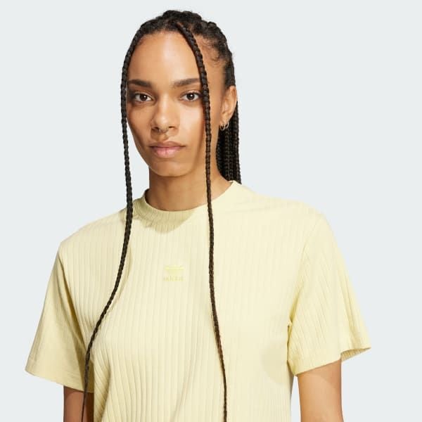  Áo T-shirt adidas Essentials Wide Rib Nữ - JD0488 