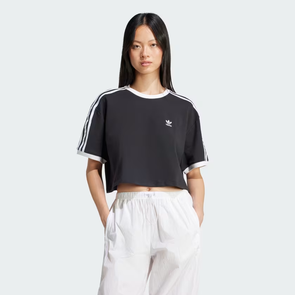  Áo T-shirt adidas Adicolor Crop 3 sọc Nữ - JC8149 