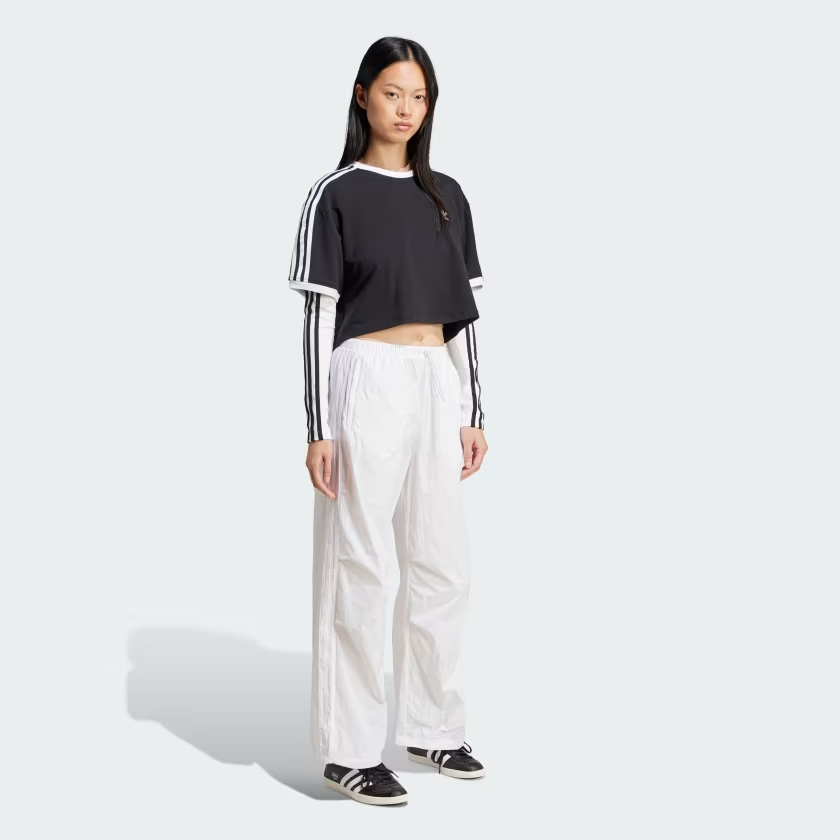  Áo T-shirt adidas Adicolor Crop 3 sọc Nữ - JC8149 