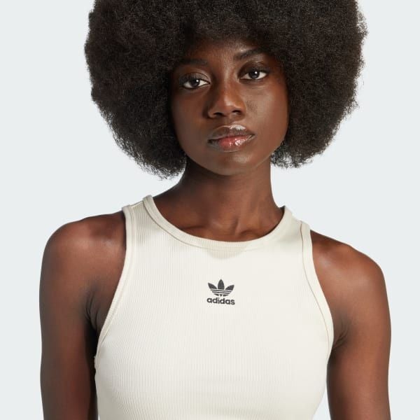  Áo Tank Top adidas Essentials Ribbed nữ - IY9647 