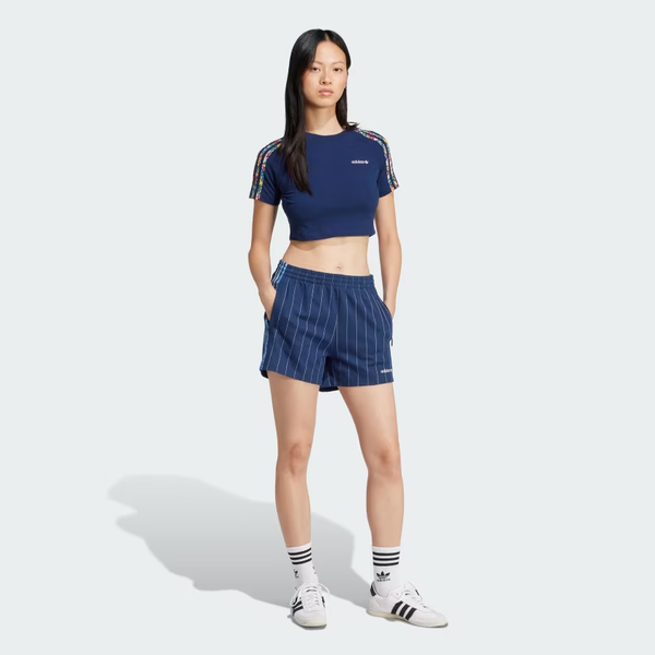  Áo Baby Tee adidas Originals x Liberty London 3 sọc Nữ - JC7788 