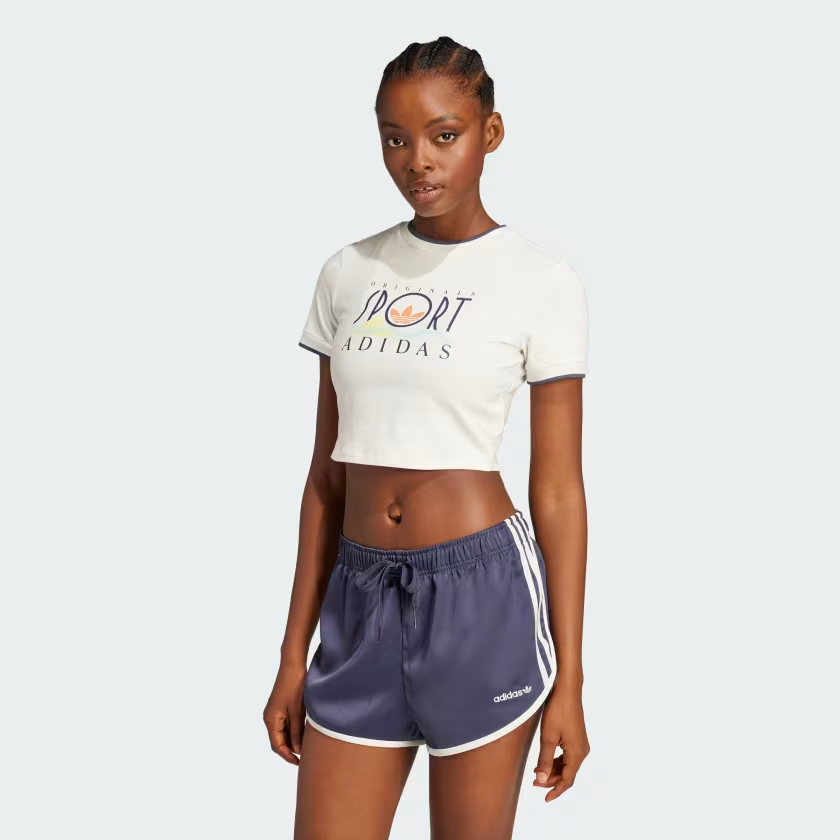  Áo Baby Tee adidas Graphic Sport Nữ - JC7763 