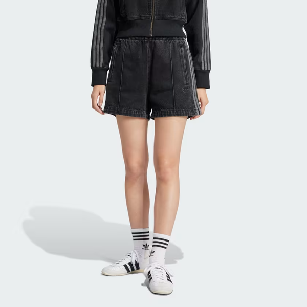  Quần short denim adidas Firebird Adicolor Nữ - JD3107 