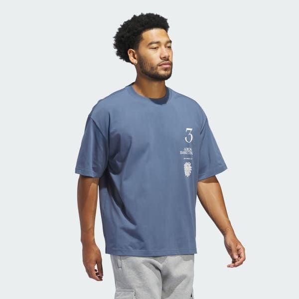  Áo T-shirt adidas Graphic LA to the World Unisex - JI6957 