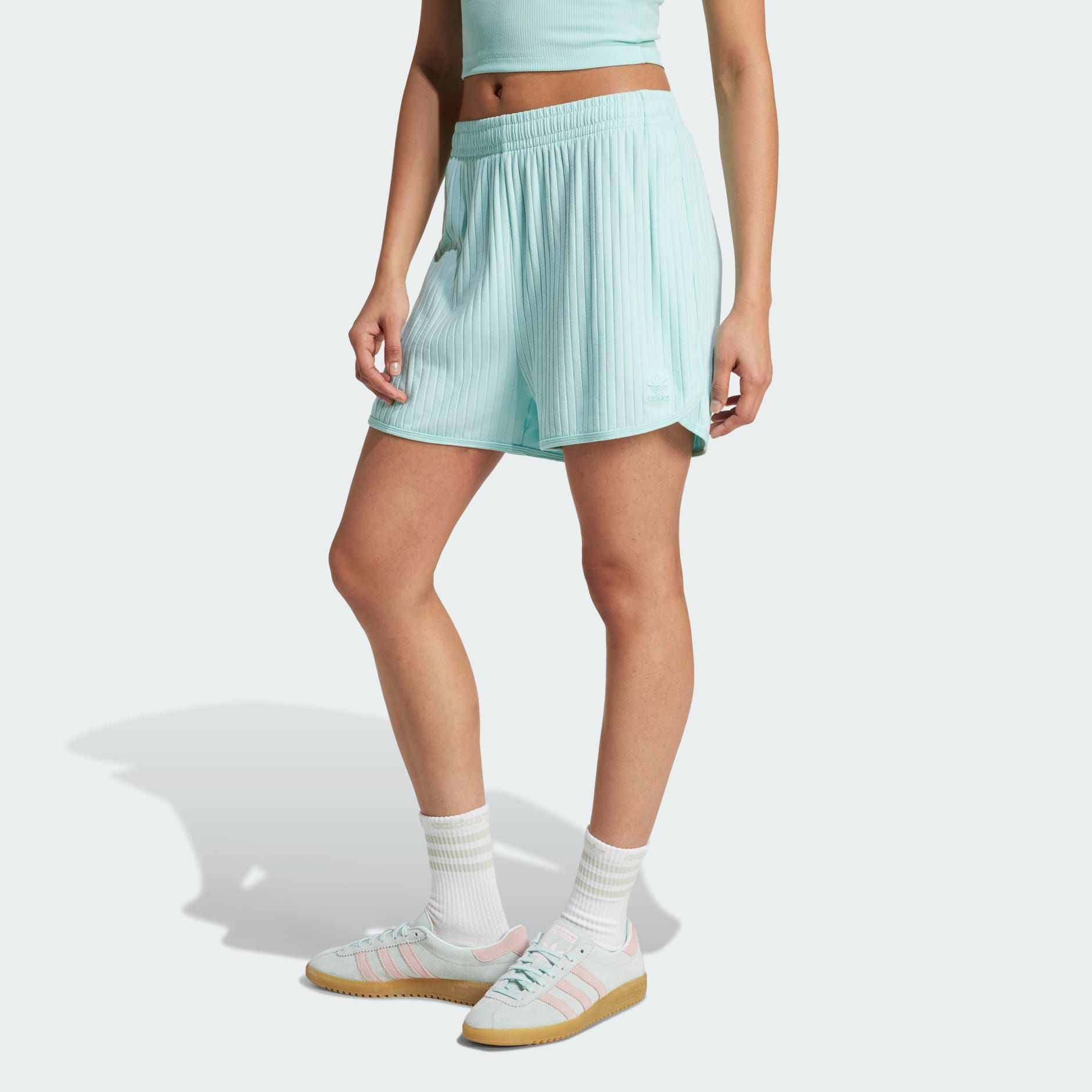  Quần short adidas Essentials Wide Rib Sprinter Nữ - JD5163 