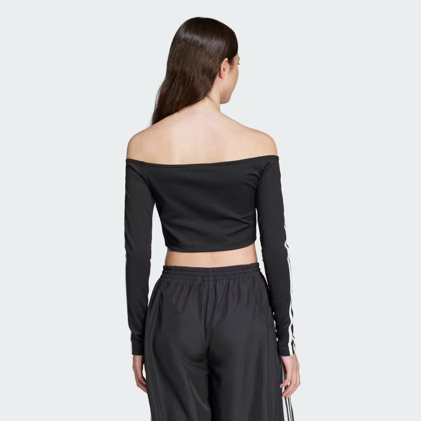  Áo dài tay adidas Adicolor trễ vai Nữ - JD0274 