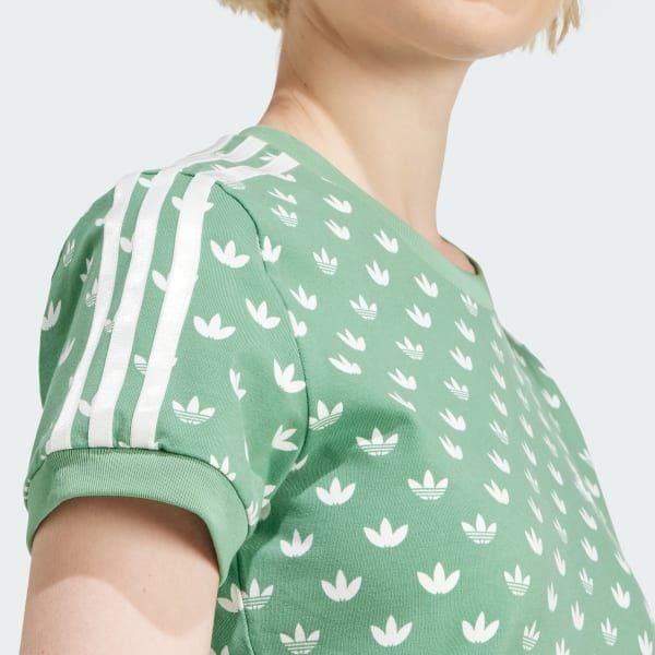  Áo T-shirt adidas Monogram 3-Stripes nữ - IX0927 